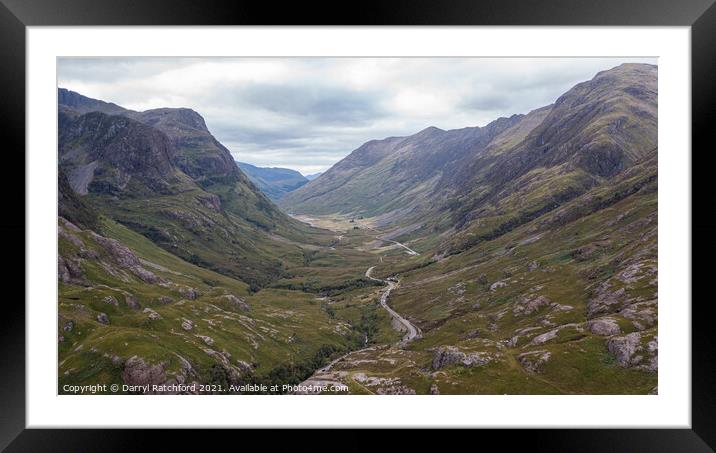 Glencoe Scotland  Framed Mounted Print by Darryl Ratchford