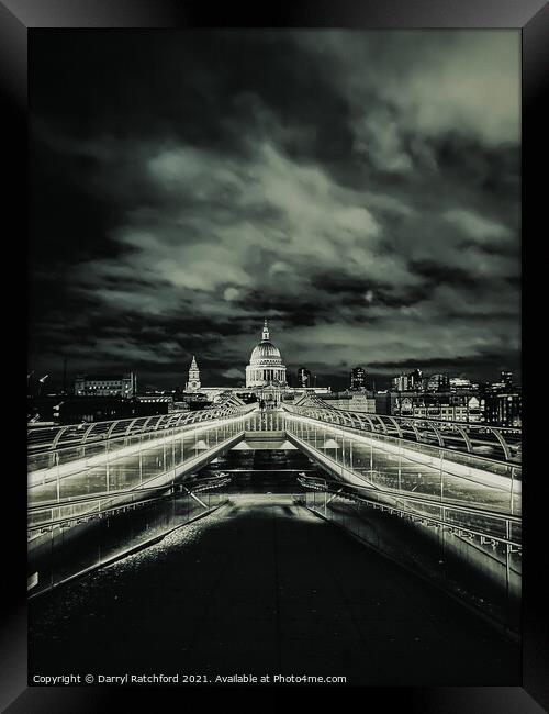 Saint Pauls Cathedral  Framed Print by Darryl Ratchford
