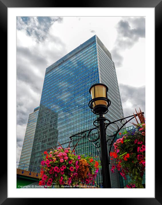 Towering Business Complex Framed Mounted Print by Dudley Wood