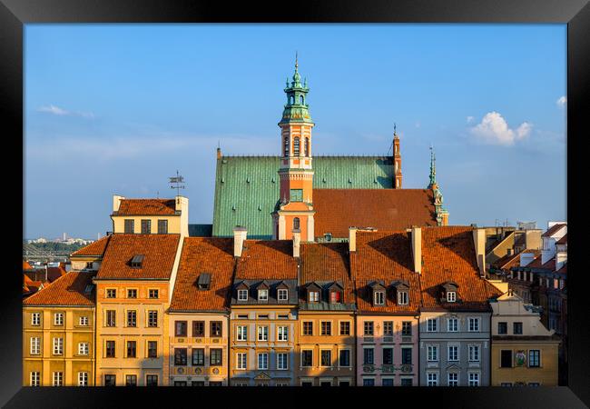 Old Town in City of Warsaw in Poland Framed Print by Artur Bogacki