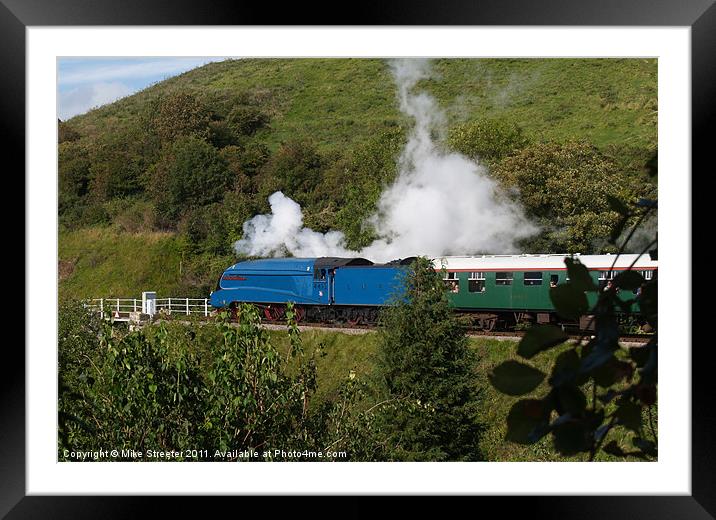 Gresley A4 Framed Mounted Print by Mike Streeter