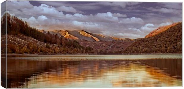 Blencathra Viewed From Thirlmere Canvas Print by Martyn Arnold