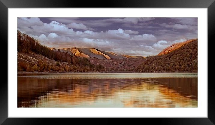 Blencathra Viewed From Thirlmere Framed Mounted Print by Martyn Arnold