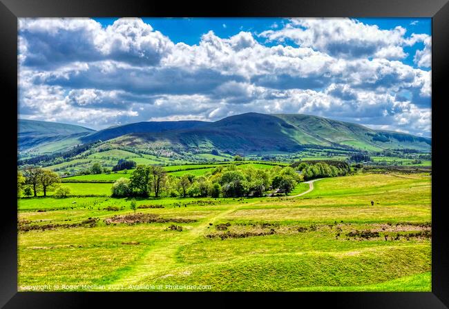 A Verdant Journey Through the Brecon Beacons Framed Print by Roger Mechan