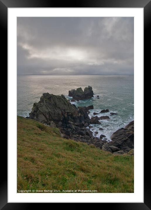 Carrick Luz - Ancient hillfort, Cornwall. Framed Mounted Print by Steve Bishop
