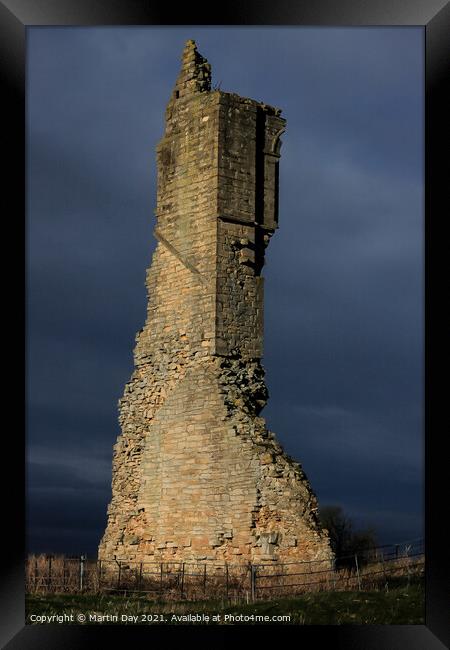 Mystical Kirkstead Abbey Ruins Framed Print by Martin Day