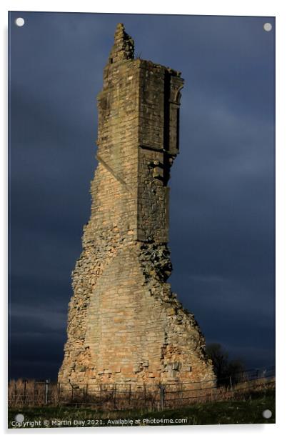 Mystical Kirkstead Abbey Ruins Acrylic by Martin Day