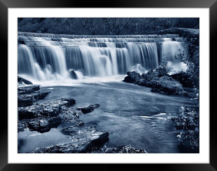 Monsal Weir  Framed Mounted Print by Darren Galpin