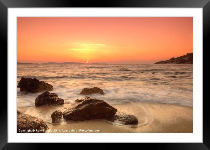 On the beach Framed Mounted Print by Rory Trappe