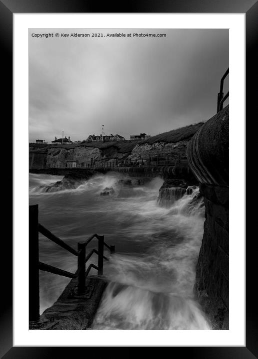The Tempest Framed Mounted Print by Kev Alderson