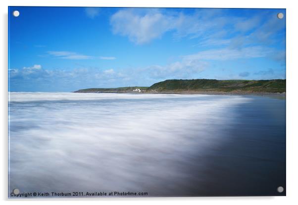 Logan Beach Acrylic by Keith Thorburn EFIAP/b