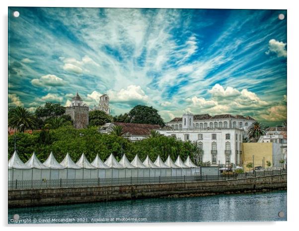 Tavira Town Portugal Acrylic by David Mccandlish