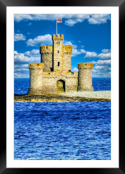 Castle of Rescue Framed Mounted Print by Roger Mechan