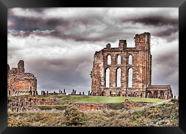 The Ruins of Tynemouth Priory Framed Print by Trevor Kersley RIP
