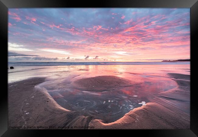 Island dawn Framed Print by Martin Williams