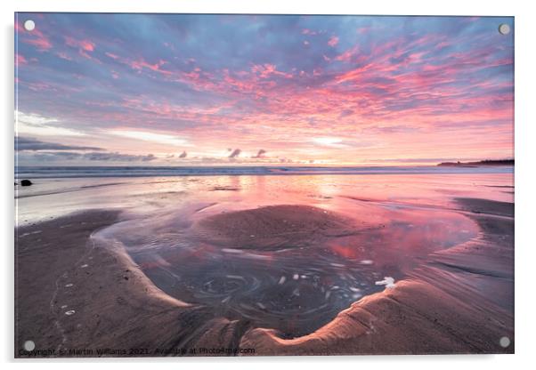 Island dawn Acrylic by Martin Williams