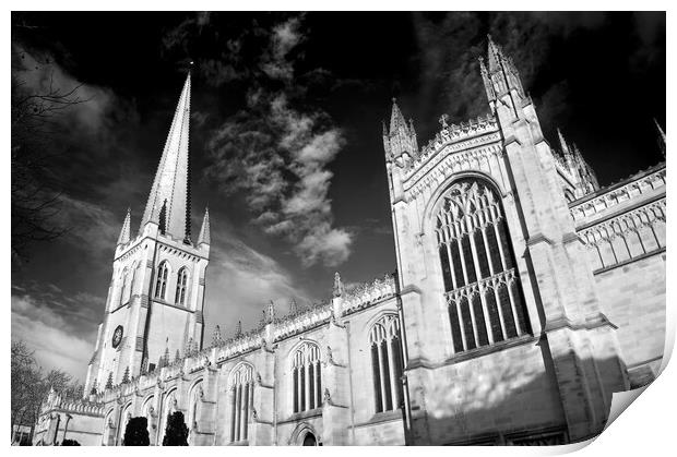 Wakefield Cathedral Print by Darren Galpin