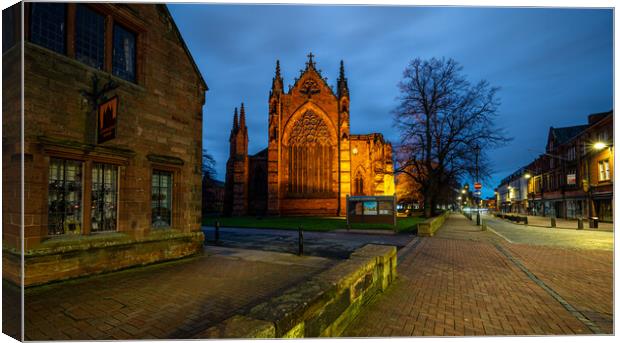 Carlisle Cathedral Cumbria UK Canvas Print by Michael Brookes