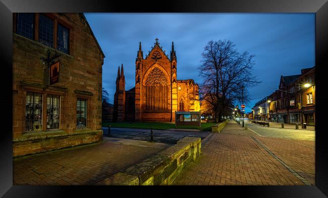 Carlisle Cathedral Cumbria UK Framed Print by Michael Brookes