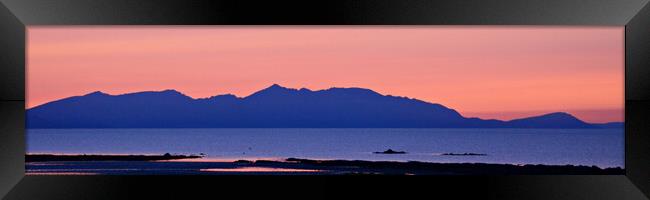 Arran at dusk Framed Print by Allan Durward Photography