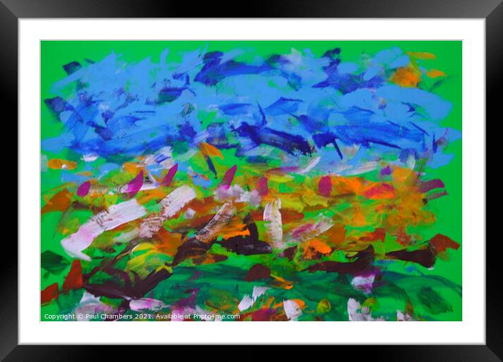 Vibrant Tulip Symphony Framed Mounted Print by Paul Chambers