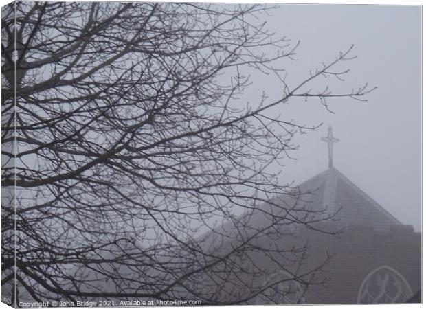 St Michael's and All Angels Canvas Print by John Bridge