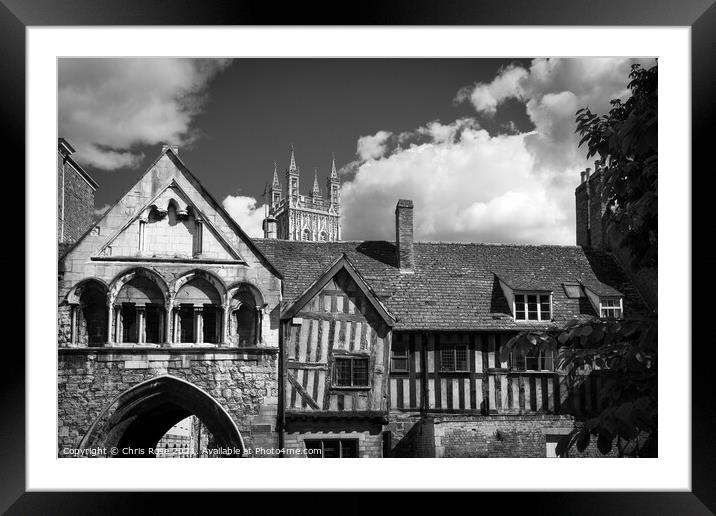  Gloucester, St Marys Gate,  Framed Mounted Print by Chris Rose