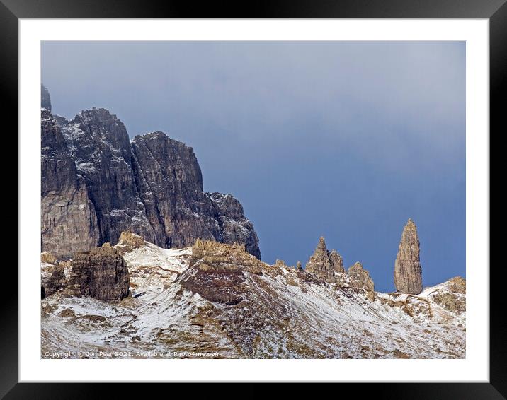 Old Man of Storr (Winter) Framed Mounted Print by Jon Pear