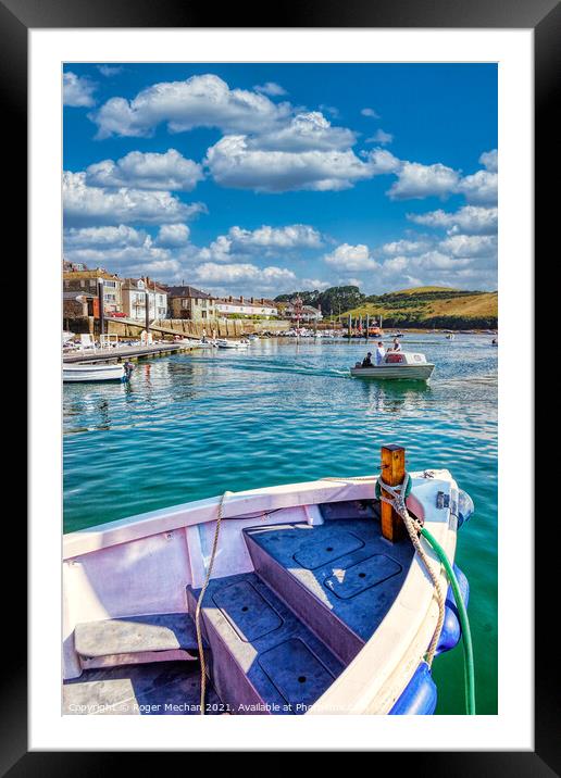 Serenity in Salcombe Framed Mounted Print by Roger Mechan