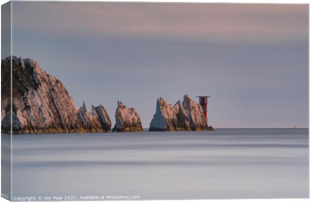 The Needles Isle of Wight Canvas Print by Jon Pear