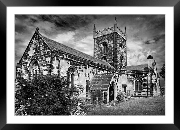 All Saints Church, Crofton  Framed Mounted Print by Darren Galpin