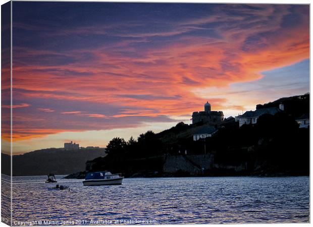 St Mawes and Pendennis Castle Canvas Print by K7 Photography