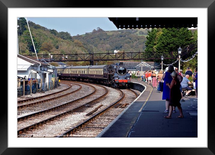 Dartmouth steam railway, Kingsmear, Devon, UK. Framed Mounted Print by john hill
