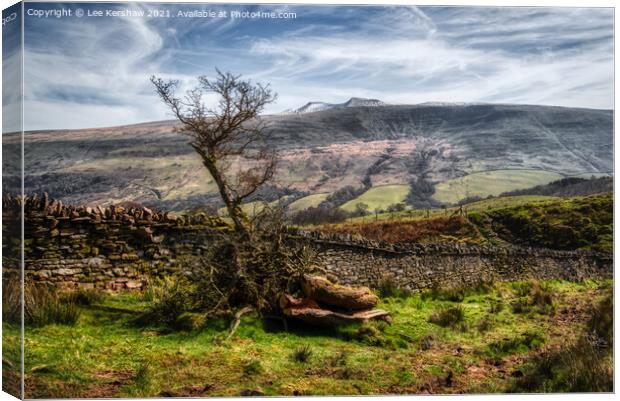 The Brecon Beacons Canvas Print by Lee Kershaw