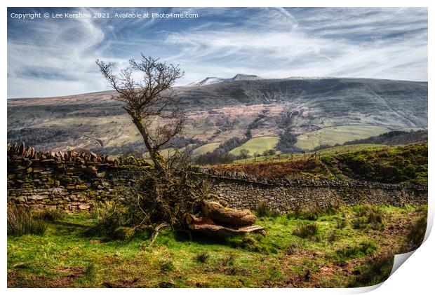The Brecon Beacons Print by Lee Kershaw