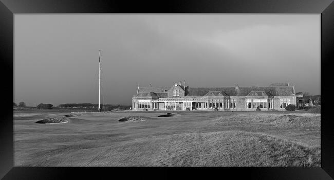 18th hole at Royal Troon Framed Print by Allan Durward Photography