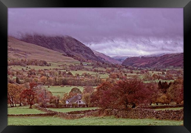 Misty Lake District Landscape Framed Print by Martyn Arnold