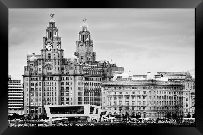 Majestic Liverpool Waterfront Framed Print by Roger Dutton