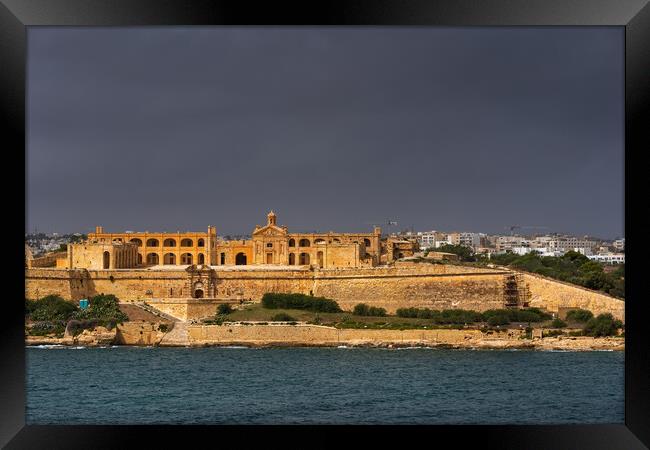 Fort Manoel on Manoel Island in Malta Framed Print by Artur Bogacki