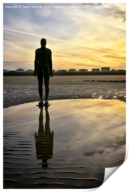 Another Place, Crosby beach. Print by Jason Connolly