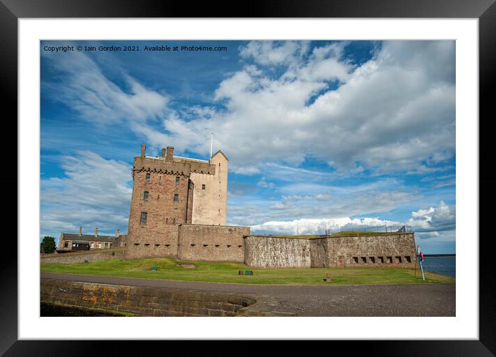 Broughty Ferry Castle - Dundee Scotland Framed Mounted Print by Iain Gordon