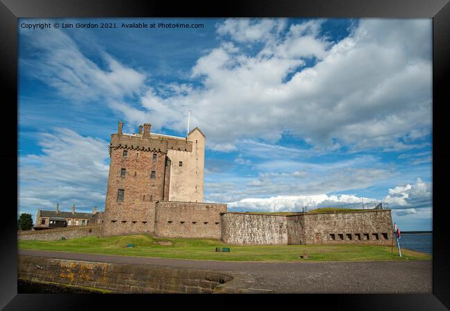Broughty Ferry Castle - Dundee Scotland Framed Print by Iain Gordon