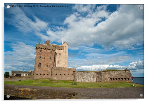 Broughty Ferry Castle - Dundee Scotland Acrylic by Iain Gordon