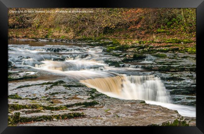 Stainforth Force on the River Ribble Stainforth Framed Print by Nick Jenkins