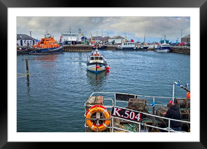 Kirkwall Harbour, Orkney Islands Framed Mounted Print by Martyn Arnold