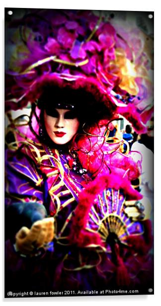 Carnivale Acrylic by lauren fowler