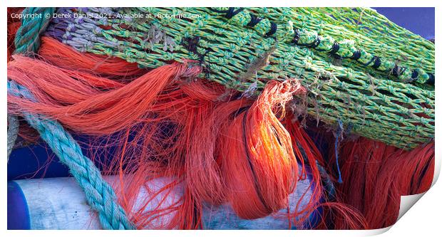 Vibrant Nets of Poole Print by Derek Daniel