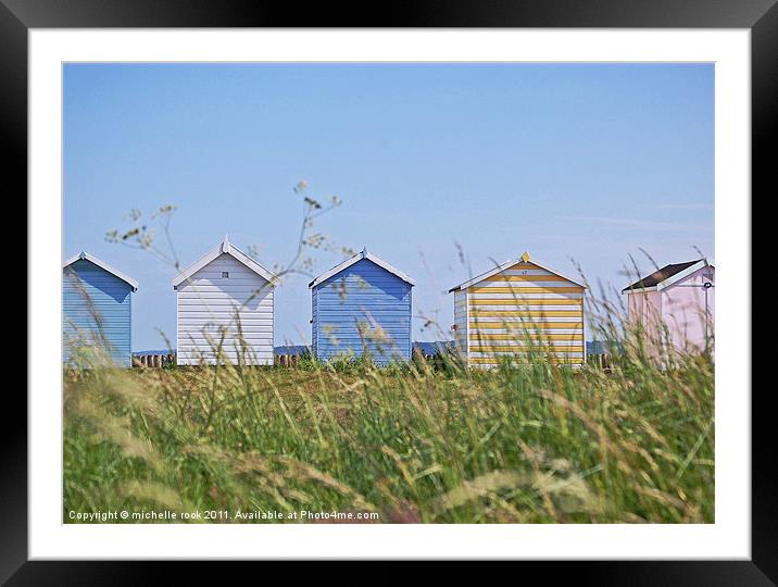 by the seaside Framed Mounted Print by michelle rook