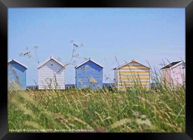 by the seaside Framed Print by michelle rook