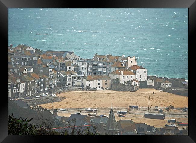 st ives Framed Print by michelle rook